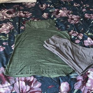 BCG Heathered Gray Athletic Top